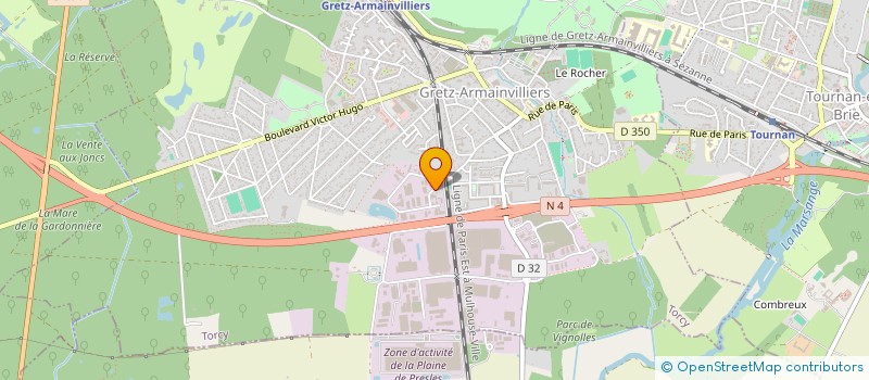 localisation de l'entreprise GROUPE VS à TOURNAN-EN-BRIE