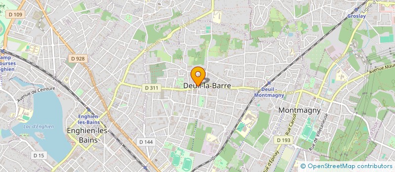 localisation de l'entreprise GROUPE VTC MGEN75 SHUTLE  DEUIL-LA-BARRE