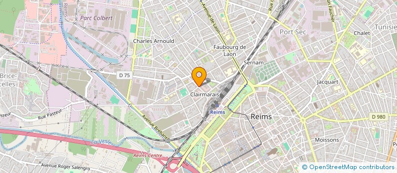 localisation de l'entreprise GROUPE W à REIMS