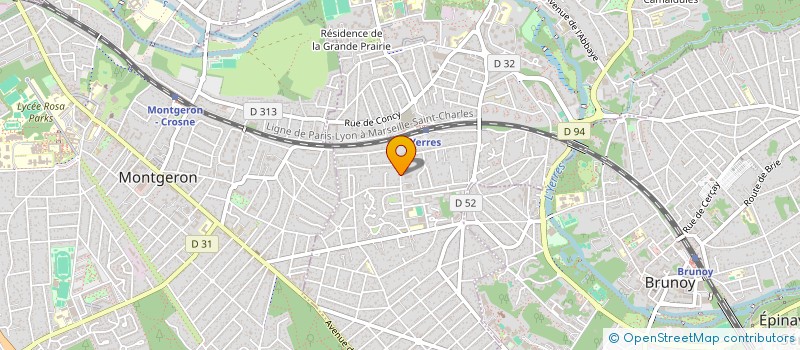 localisation de l'entreprise GROUPE WANG INVEST  YERRES