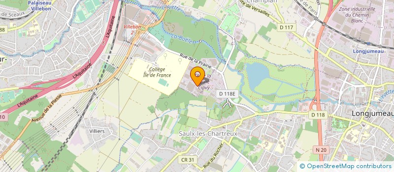 localisation de l'entreprise GROUPE WAUTERS à VILLEBON-SUR-YVETTE