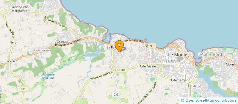 localisation de l'entreprise GROUPE WDL à LE MOULE