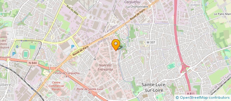 localisation de l'entreprise GROUPE WE ARE EVENTS  NANTES