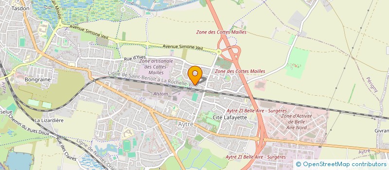 localisation de l'entreprise GROUPE WEB-PROSPECTIVES COMMUNICATION  AYTRE