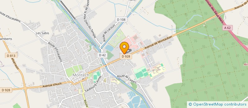 localisation de l'entreprise GROUPE WEOLIS à MONTECH