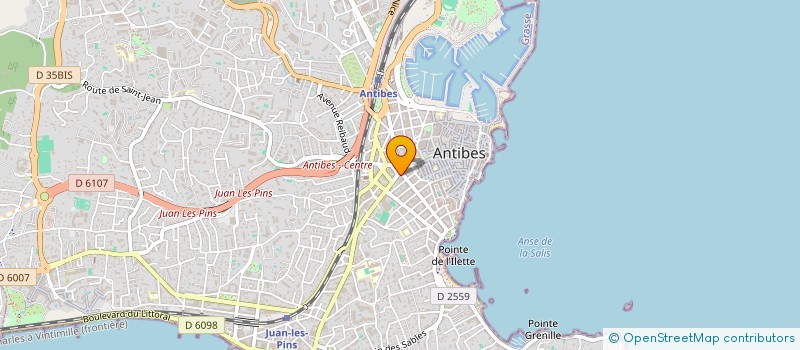 localisation de l'entreprise GROUPE WILSON à ANTIBES