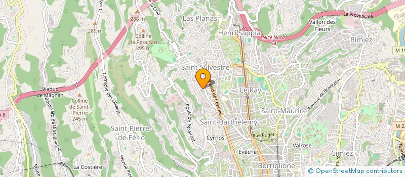 localisation de l'entreprise GROUPE WISMA à NICE