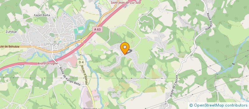 localisation de l'entreprise GROUPE WP HOLDING  URRUGNE