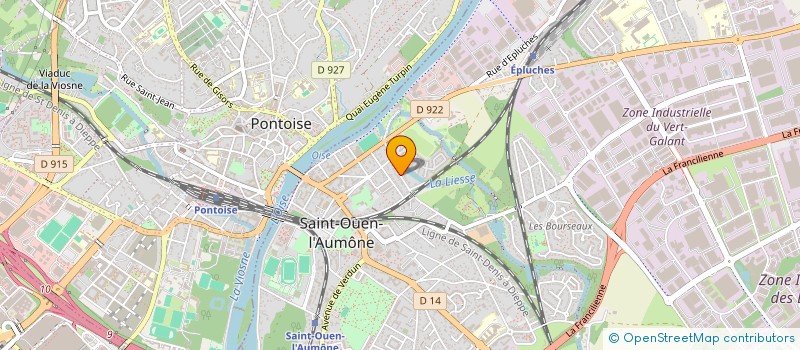 localisation de l'entreprise GROUPE WU  SAINT-OUEN-L'AUMONE