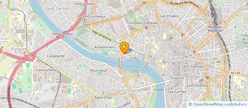 localisation de l'entreprise GROUPE XAVIER FORT  TOULOUSE