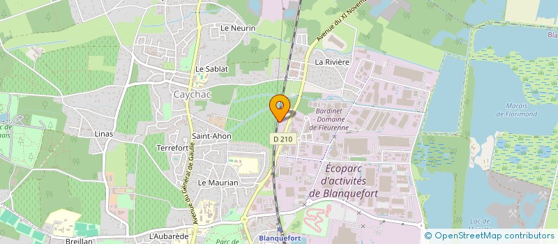 localisation de l'entreprise GROUPE XPM, INDUSTRIE, DISTRIBUTIONS, SERVICES à BLANQUEFORT