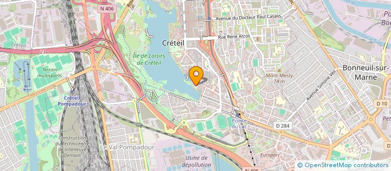 localisation de l'entreprise GROUPE YA  CRETEIL