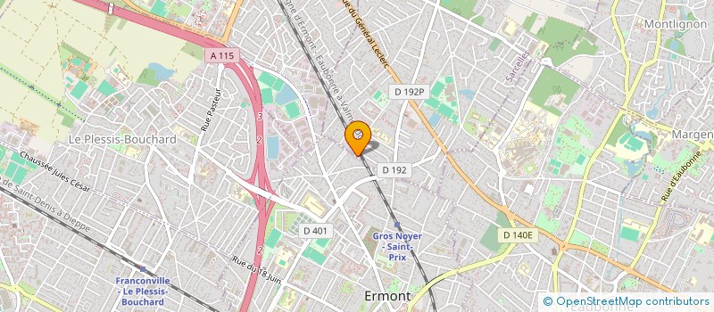localisation de l'entreprise GROUPE YANIS à SAINT-PRIX