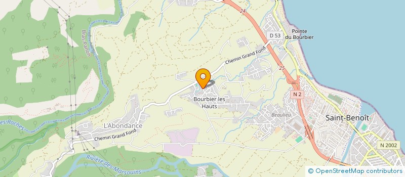 localisation de l'entreprise GROUPE YE  SAINT-BENOIT