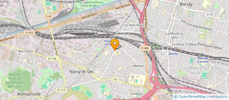 localisation de l'entreprise GROUPE YMA à NOISY-LE-SEC