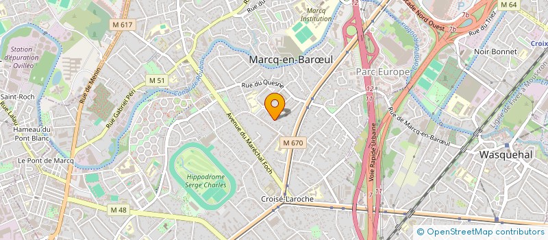 localisation de l'entreprise GROUPE ZORIANA à MARCQ-EN-BARŒUL