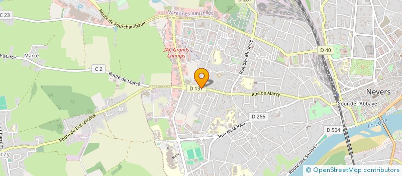 localisation de l'entreprise GROUPE ZX à NEVERS