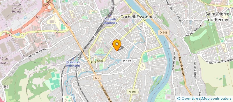 localisation de l'entreprise GROUPEANDGROOVE à CORBEIL-ESSONNES