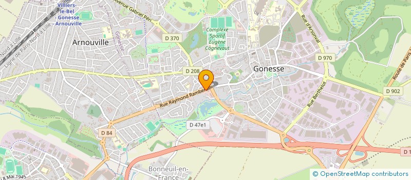 localisation de l'entreprise GROUPEDECO à GONESSE