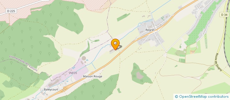 localisation de l'entreprise GROUPEM DEP DEFENS SANIT BETAIL MEUSE à BRAS-SUR-MEUSE