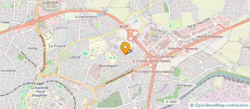 localisation de l'entreprise GROUPEM DES SYND DES ARTISANS TAXIS CH M  LA ROCHELLE