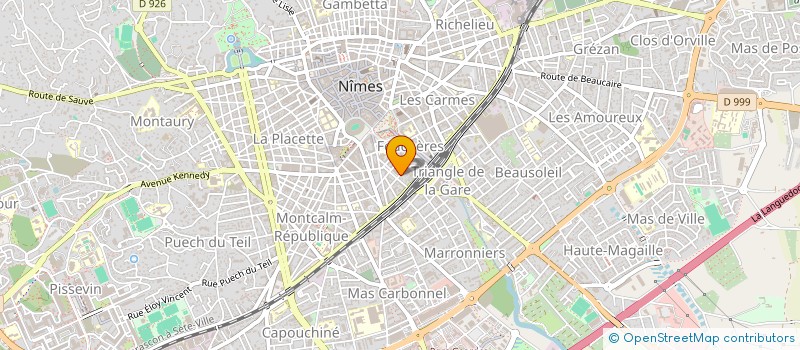 localisation de l'entreprise GROUPEM.EMPLOYEURS POUR PROMOTION EMPLOI  NIMES