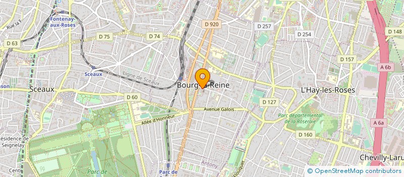 localisation de l'entreprise GROUPEM ENTRAIDE PERSON COMMUN à BOURG-LA-REINE