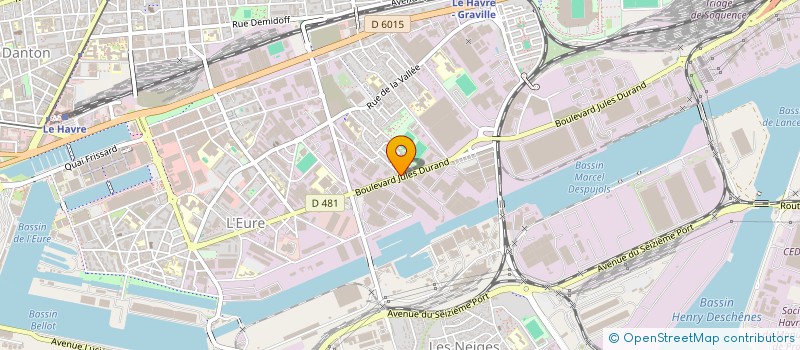 localisation de l'entreprise GROUPEM INSERT NETTOY ORGANISE VEHICULES à LE HAVRE