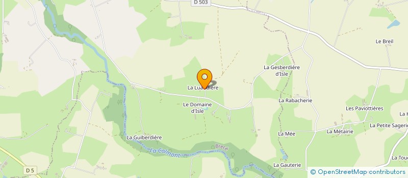 localisation de l'entreprise GROUPEMEANT AGRICOLE D EXPLOITATION EN COMMUN DE LA LUAUDIERE à BRECE