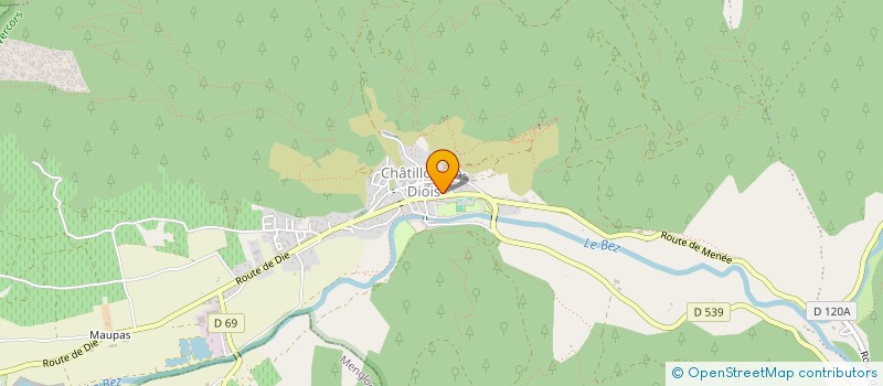 localisation de l'entreprise GROUPEMENT ACCUEIL PARENTS ENFANTS à CHATILLON-EN-DIOIS