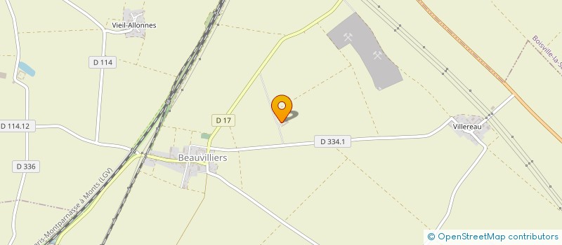 localisation de l'entreprise GROUPEMENT ACHAT DE LA CONIE à BEAUVILLIERS
