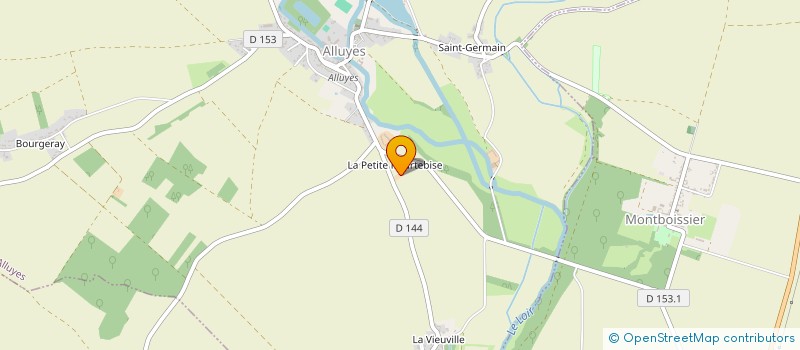 localisation de l'entreprise GROUPEMENT ACHAT REGION BONNEVAL à ALLUYES