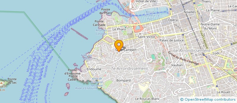 localisation de l'entreprise GROUPEMENT ADMINISTRATIF PUBLICITAIRE à MARSEILLE