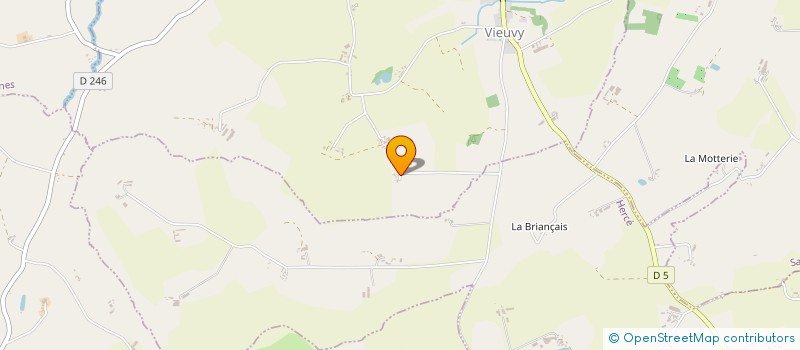 localisation de l'entreprise GROUPEMENT AGRICOLE D EXPLOITATION AGRICOLE EN COMMUN FAVRIE-LEPOURIEL  VIEUVY