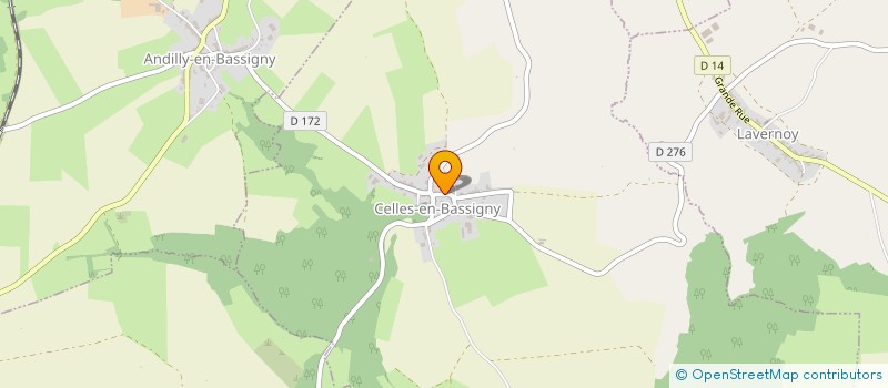 localisation de l'entreprise GROUPEMENT AGRICOLE D'EXPLOITATION EN COMMUN AGREE ARC EN CIEL à CELLES-EN-BASSIGNY