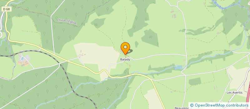 localisation de l'entreprise GROUPEMENT AGRICOLE D EXPLOITATION EN COMMUN AGREE DE BALADY  BELLENAVES