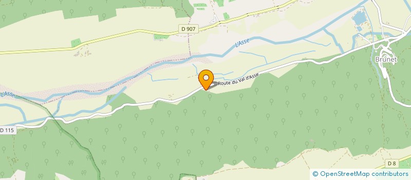 localisation de l'entreprise GROUPEMENT AGRICOLE D'EXPLOITATION EN COMMUN AGREE DE BONAVENTURE  VALENSOLE