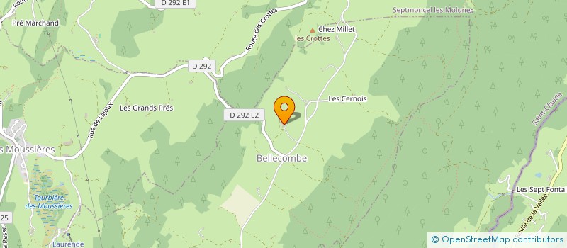 localisation de l'entreprise GROUPEMENT AGRICOLE D'EXPLOITATION EN COMMUN AGREE DE BOULEME à BELLECOMBE