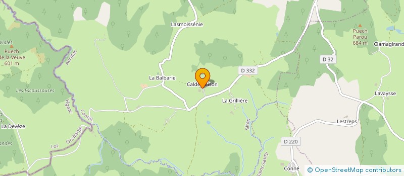 localisation de l'entreprise GROUPEMENT AGRICOLE D'EXPLOITATION EN COMMUN AGREE DE CALDEMAISON à SIRAN