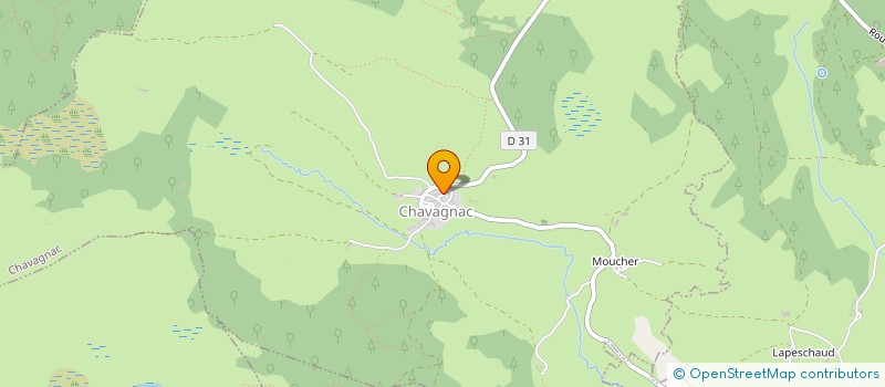 localisation de l'entreprise GROUPEMENT AGRICOLE D'EXPLOITATION EN COMMUN AGREE DE CHAVAGNAC à NEUSSARGUES EN PINATELLE