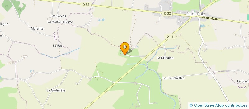 localisation de l'entreprise GROUPEMENT AGRICOLE D EXPLOITATION EN COMMUN AGREE DE L AMPOIGNARDIERE à LAUBRIERES