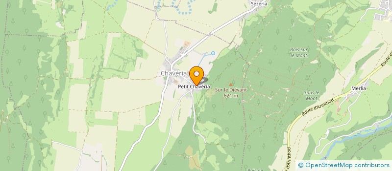localisation de l'entreprise GROUPEMENT AGRICOLE D'EXPLOITATION EN COMMUN AGREE DE L'UPPERCUT à CHAVERIA