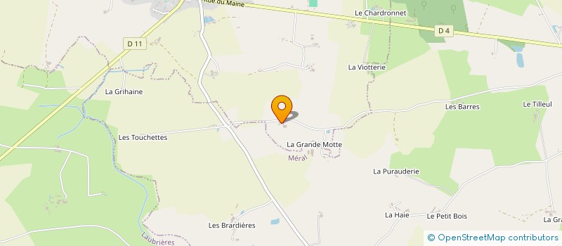 localisation de l'entreprise GROUPEMENT AGRICOLE D EXPLOITATION EN COMMUN AGREE DE LA BARRE POREE à CUILLE