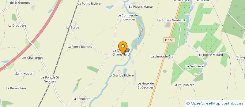 localisation de l'entreprise GROUPEMENT AGRICOLE D'EXPLOITATION EN COMMUN AGREE DE LA CHAPELLE  CHEMILLE-EN-ANJOU