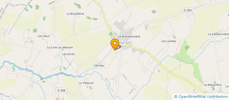localisation de l'entreprise GROUPEMENT AGRICOLE D EXPLOITATION EN COMMUN AGREE DE LA CHAUVINIERE à LANDELLES-ET-COUPIGNY