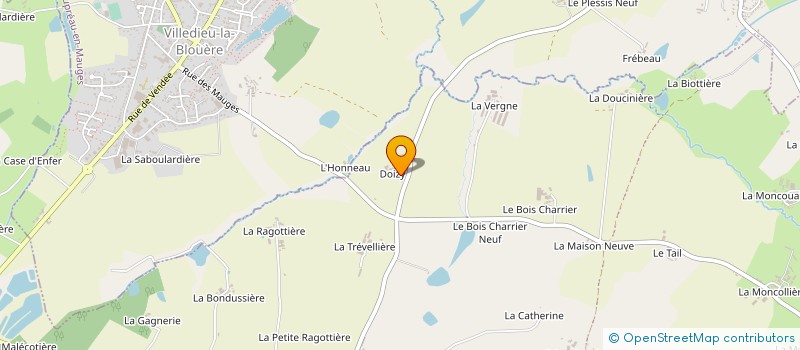 localisation de l'entreprise GROUPEMENT AGRICOLE D'EXPLOITATION EN COMMUN AGREE DE LA DAVIERE à SEVREMOINE