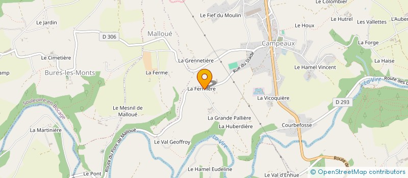 localisation de l'entreprise GROUPEMENT AGRICOLE D'EXPLOITATION EN COMMUN AGREE DE LA FERMIERE à SOULEUVRE EN BOCAGE