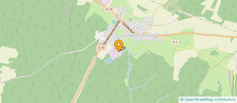 localisation de l'entreprise GROUPEMENT AGRICOLE D'EXPLOITATION EN COMMUN AGREE DE LA MODESTINE  CORNOT