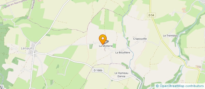 localisation de l'entreprise GROUPEMENT AGRICOLE D'EXPLOITATION EN COMMUN AGREE DE LA MOTTERIE à CONDE-EN-NORMANDIE