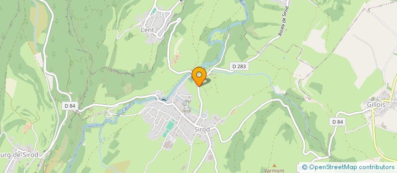 localisation de l'entreprise GROUPEMENT AGRICOLE D'EXPLOITATION EN COMMUN AGREE DE LA PAPETERIE à SIROD